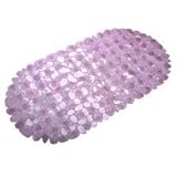 Textil Duschvorhang 180 x 200 cm Motiv " Vitality " Blumen lila purple