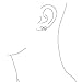 Simple Dainty Twist Rope Cable Ribbon Birthday Present Bow Stud Earrings For Women Teens .925 Sterling Silver