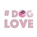 The Little Dog's Balls, Dog Tennis Balls, 6-Pack Pink Dog Toy, Premium Strong Dog & Puppy Ball for Training, Play, Exercise and Fetch