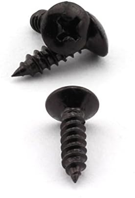 Pro Bamboo Kitchen 50 Pack Black Guitar Pickguard Screws SQ ST Electric Guitar Accessories Replacement 3mm Bass Screws