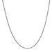 Solid 925 Sterling Silver 1.2mm Round Box Chain Necklace Made in Italy + Microfiber Jewelry Polishing Cloth