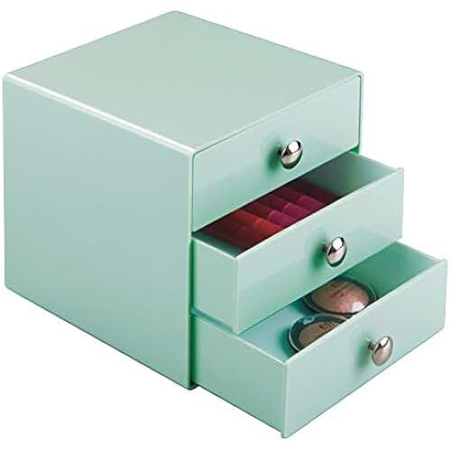 mint green storage cubes
