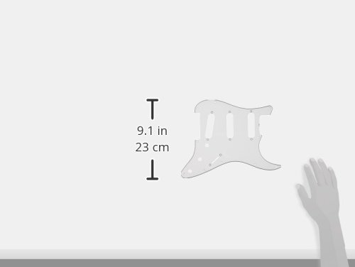 Fender 62 Stratocaster - (11 Hole) 3-Ply Pick Guard for 3 Single-Coil Pickups - White