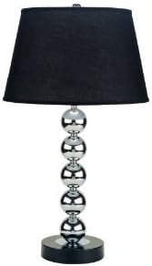 chrome ball table lamp