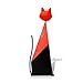 TOOARTS Fortune cat Metal sculpture (Red) Metal Statue Home furnishing articles Handicrafts