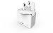 LDNIO 3 Port USB Universal Wall Charger with Auto-ID/SmartID Tech and Foldable Plug for US, EU, UK and AU Outlets