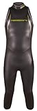 NeoSport Men's John 5/3mm Triathlon Wetsuit, Black/Lime Green, X-Large - Triathalon, Swimming & Racing