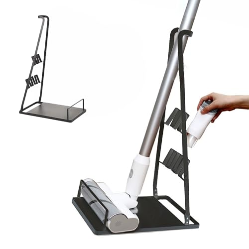 MAGIC SELECT Vacuum Cleaner Holder Compatible with Dyson V15 V6 V7 V8 V10 V11 Metal Floor Shelf Without Drilling Wall Vacuum Cleaner Storage Organizer Holder