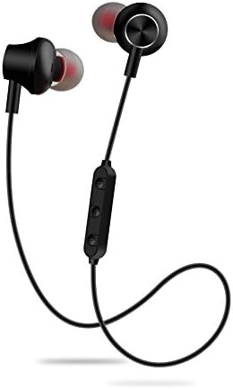 Wiw Bluetooth Headphones Wireless Earbuds Magnetic Stereo Earphones IPX4 GYM Earphones with Built-in Mic black