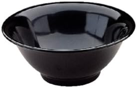 "Dalebrook L258 Valencia Melamine Bowl, 9", Black"