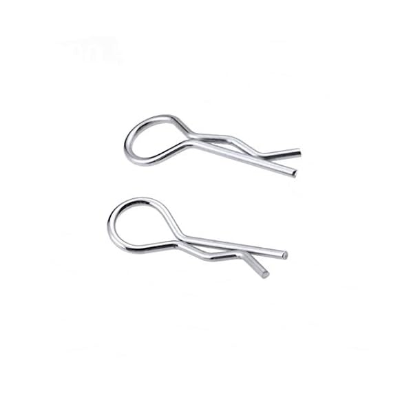 50 stücke Edelstahl körper Clip R Nadel für alle 1/8 1/10 1/12 verhältnis Traxxas Redcat HPI Himoto HSP über RC Auto… – Bild 3