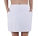 slimour Women Travel Skirt with Pockets Athletic Skirts Active Skirt with Shorts Hiking Skort