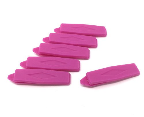 Camtiac Dog Hair Barrette Diamond Pack of 6 13 Fuchsia