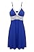 Ekouaer Women's Langerie Sleep Gown Nightshirt Plus Size,Blue,XL