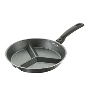 Pendeford braadpan met anti-aanbaklaag en afneembaar handvat, 3 gescheiden secties, 26 cm