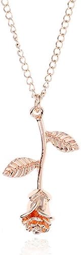 "Infinity Love"Women Vintage Rose Flower Pendant Necklace Choker Boho Dainty Jewelry Gift
