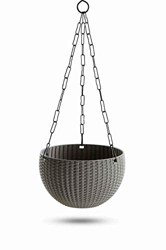 Airex Plastic Hanging pots for Plants and Flowers for Garden Balcony d