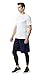 TSLA Men's Cool Mesh Basketball Shorts Smooth HyperDri with Pockets, HyperDri Mesh(mbs02) - Navy, Medium