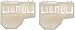Dorman 45348 Window Guide Clip Drivers Front And Passenger Rear Compatible with Select Oldsmobile / Pontiac Models, 2 Pack