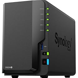 Synology DS224 2-Bay Diskstation NAS, Intel Celeron