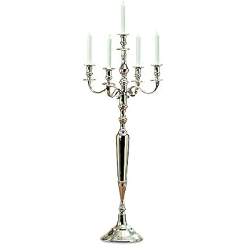 Amazon Com 9 Arm Floor Standing Candelabra Taper Silver