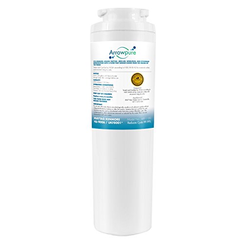 Arrowpure UKF8001 Refrigerator Water Filter Replacement Cartridge
