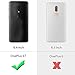 Sucnakp OnePlus 6T case, TPU Shock Absorption Technology Raised Bezels Protective Case Cover for OnePlus 6T Smartphone (Black)