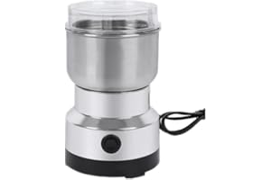300g Grain Mill Grinder, 304 Stainless Steel Grain Mill High Speed Commercial Spice Grinder, Ultrafine Grain Household Flour 