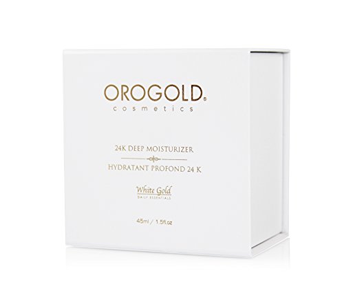 White Gold 24K Deep Moisturizer for Face from OROGOLD Cosmetics, 45 g. / 1.5 oz.
