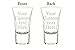 Personalized DOUBLE SIDED 1.5oz Shot Glass, Custom Laser Etched Free Engraving Groomsman and Bridesmaid Wedding Favor Gift For Him, For Her, For Boys, For Girls, For Them (Double Side Engraving)