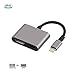 Lightning to HDMI, Lightning Adapter Cable, 1080P Lightning Digital AV Adapter, Sync Screen HDMI Connector with Charging Port for Select iPhone/iPad Models, Support iOS 11 and Before, No APP Needed
