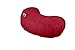 Zen Naturals Yoga meditation crescent pillow with firm stuffing to support weight (Burgandy)