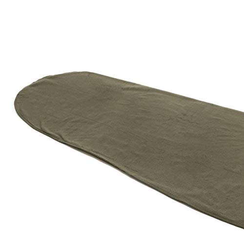 Snugpak Fleece Sleeping Bag Liner with Full Length Side Zipper, Polyester Fleece, Warm Thermal Insulation, Olive