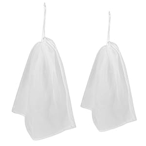 2 stuks Brouwen Zakken Fijne Zeef Tas Herbruikbare Trekkoord Zeef Brouwen Mesh Zak voor Thuis Brouwen Fruit Cider