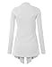 LL WSK850 Womens Draped Open- Front Cardigan XXXL White