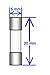 5 Qty. 5x20mm 10A Slow-Blow Ceramic Fuse T10a 250v
