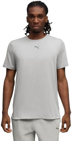 Unisex M Cloudspun Tees, Grau - Light Gray Heather, L EU