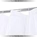WestWeir White Ruffle Shower Curtain - Farmhouse Cloth Bathroom 72 x 72 Inches Texture Fashion, Double Layer Fabric, not See Through.