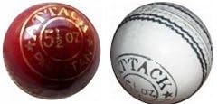 Crickworld4u CA Attack Cricket Leather Balls - 6 Pack