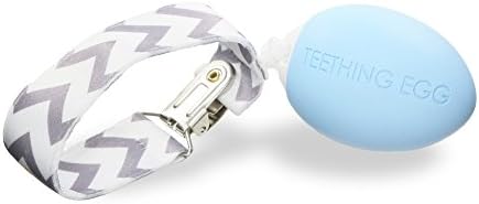 The Teething EggFreezable Baby Teether Toy - Teether for 3, 4, 6, 12 Up to 18 Months Old Boy or Girl, Sensory Toys, A Baby Registry Must Have, Blue
