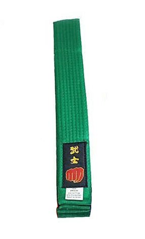 Longford Store UK Karate Belt Martial Arts Taekwondo Judo Kickboxing Ju-Jitsu Shotokan (Green, 280cm Senior)