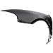 Evan Fischer Front Driver Side Fender Compatible with 1992-1995 Honda Civic with Molding Holes Coupe/Hatchback Primed Steel