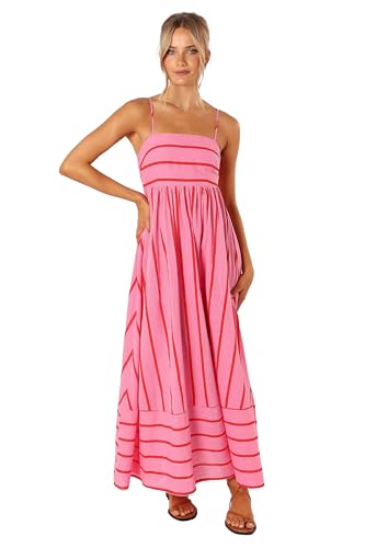 Petal & Pup Pixie Maxi Dress - Pink Red XL