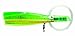 C&H Rig & Ready Rattle Jet 6-3/4-Inch Lure, Green/Chartreuse