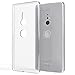 NALIA Case Compatible with Sony Xperia XZ2, Transparent Back-Cover Ultra-Thin Protective Silicone Soft Skin, Shock-Proof Crystal Clear Gel Bumper Flexible Slim-Fit Protector Mobile Phone