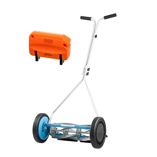 American Lawn Mower Company 1415-16SK2 16-Inch 5-Blade Push Reel Lawn Mower wit…