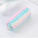 Monoche Rainbow Plush Pencil Bag Pencil Case Big Capacity Pencil Bag Makeup Pen Pouch Durable Students Stationery with Zipper Pen Holder for School Office (D)thumb 1