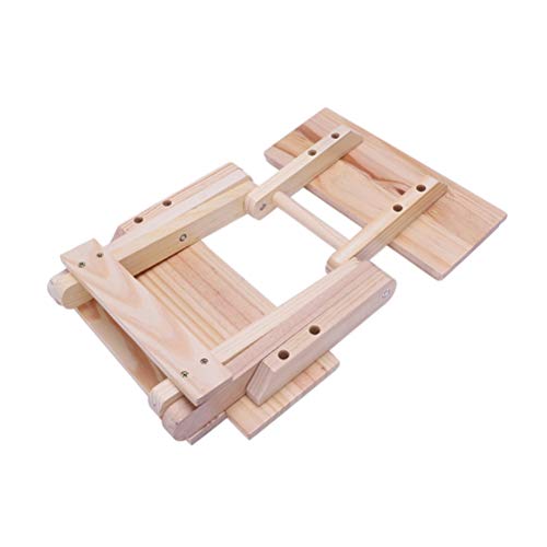 ZHUSHI. Tragbarer Strandkorb Einfacher Holzklapphocker Gartenmöbel Angelstühle Moderner Kleiner Hocker Campingstuhl – Bild 7