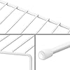 QIWODE-Kitchen-Cupboard-Organiser-Home-and-Kitchen-Storage-Shelf-Wire-Rack-Made-of-Metal-for-Kitchen-Cabinets-Counter-Tops-Pantries-Food-and-Utensils-White-Pack-of-2 QIWODE Kitchen Cupboard Organiser, Home and Kitchen Storage Shelf Wire Rack Made of Metal for Kitchen Cabinets, Counter…