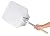 Koolee 16 Inch x 18 Inch Aluminum Pizza Peel with Wood Handle Luxury Paddle for Baking Homemade Pizza and Bread